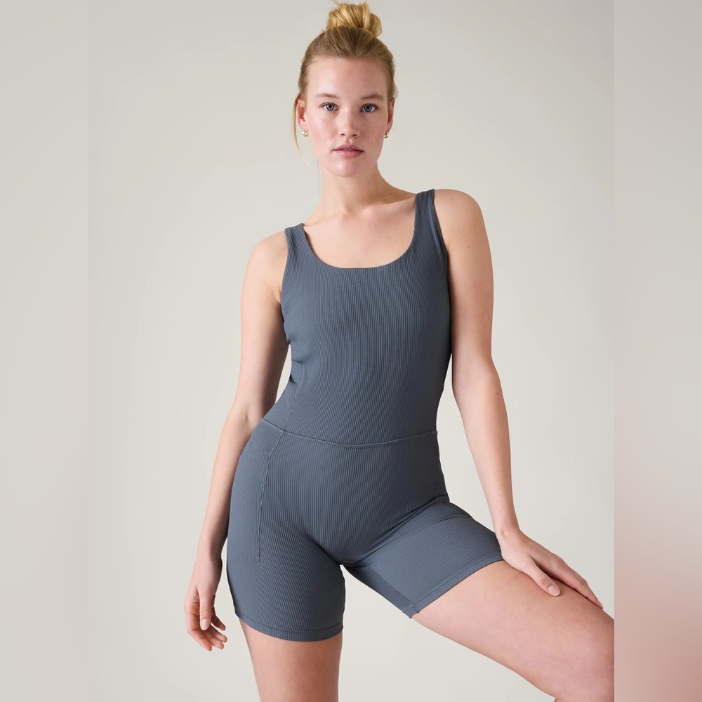 Athleta Women’s Salutation Ribbed Bike Suit